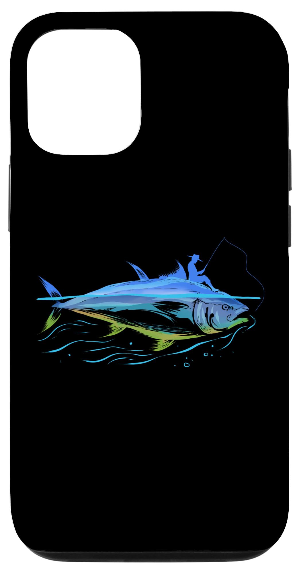 iPhone 12/12 Pro Waterproof Phone Case with Tuna Fish Design - Perfect Gift for Anglers, Fishermen & Fishing Enthusiasts | Great for Deep Sea Fishing, Boat Trips & Outdoor Adventures