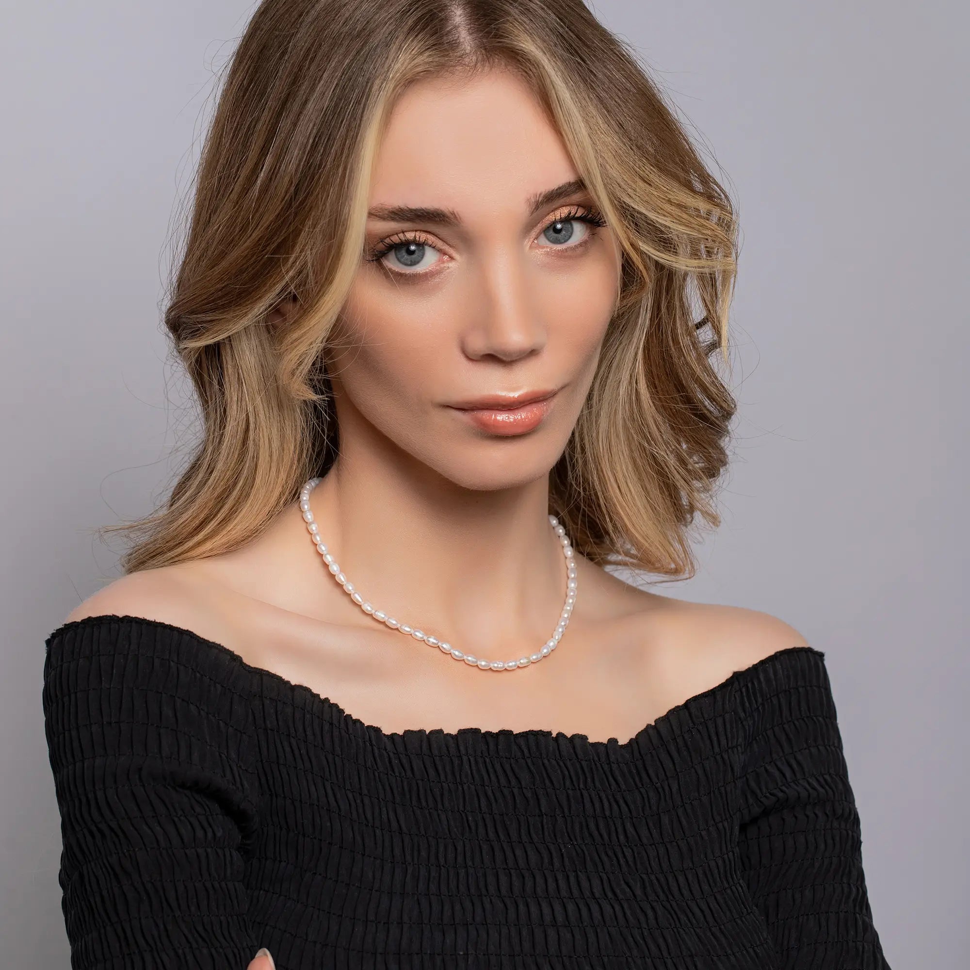 Elegant Diana Pearl Necklace for Women - 18K Gold Plated Freshwater Pearl Pendant Jewelry - Perfect for Weddings, Anniversaries & Special Occasions