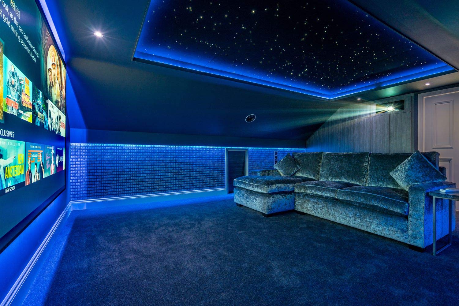 AZIMOM 2022 Upgraded Bluetooth 20W Twinkle Fiber Optic Star Ceiling Light Kit - 860pcs*13.1ft RGBW Fiber Strands with Dual Port, Music Sync & APP Control - Perfect for Home, Bedroom, Car and Party Decorations