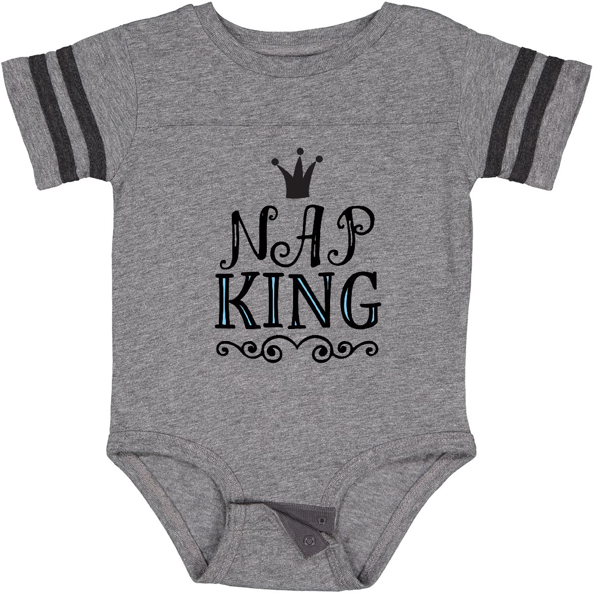 Inktastic Nap King Baby Boy Bodysuit - Soft Cotton Onesie for Newborns & Infants - Perfect for Playtime, Naps & Family Photos