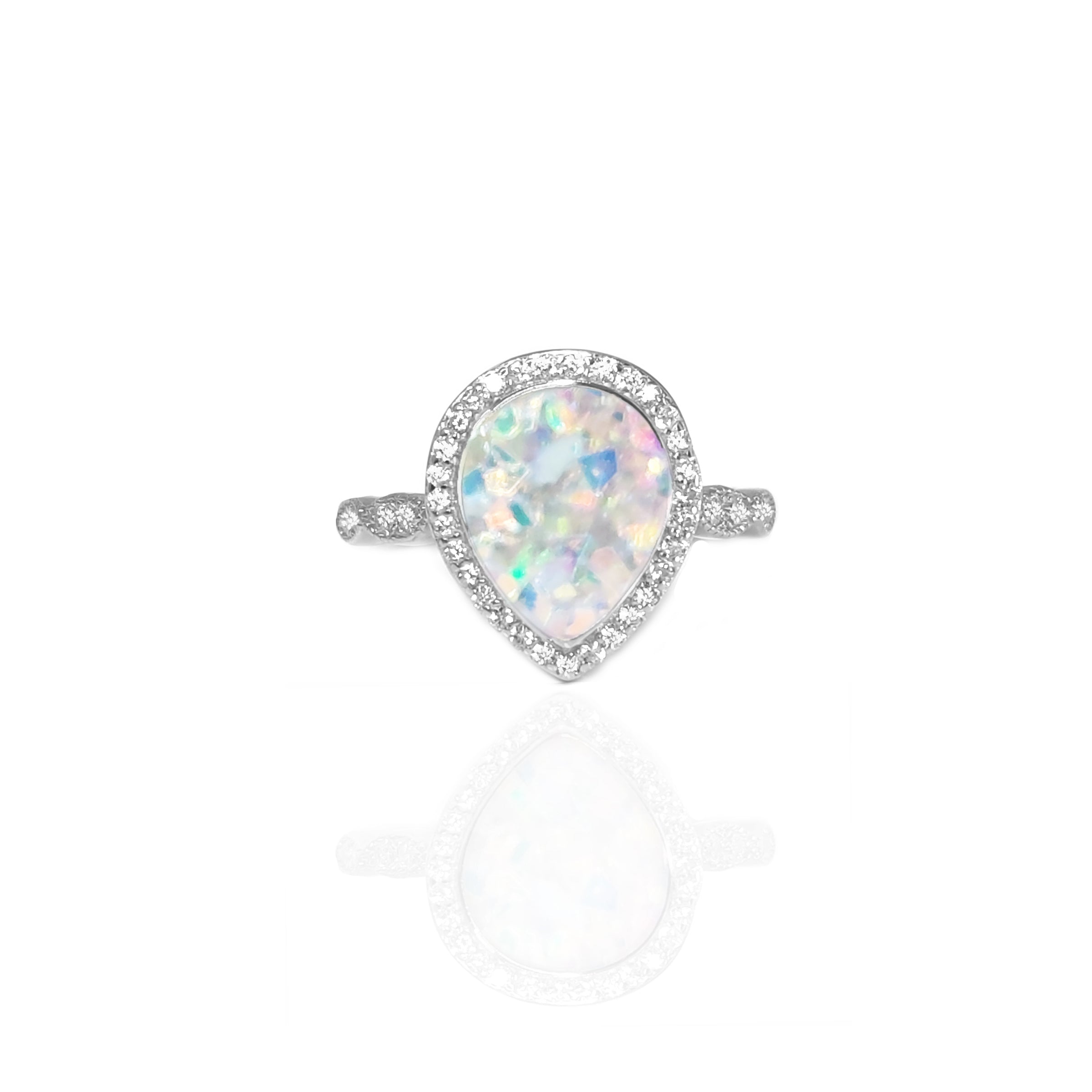 Lumina Essence Ashes Ring - Elegant Memorial Jewelry for Loved Ones | Perfect for Remembrance, Sympathy Gifts & Special Occasions