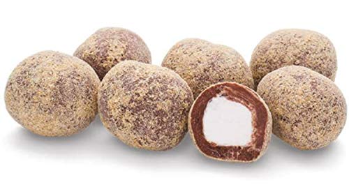 Premium Milk Chocolate Covered Marshmallows with Graham Cracker Crust - Gourmet Gift Box with Greeting Card for Birthdays, Christmas, Valentine's Day, Mother's & Father's Day - Perfect for Parties, Dessert Tables & Sweet Gifts (1lb)