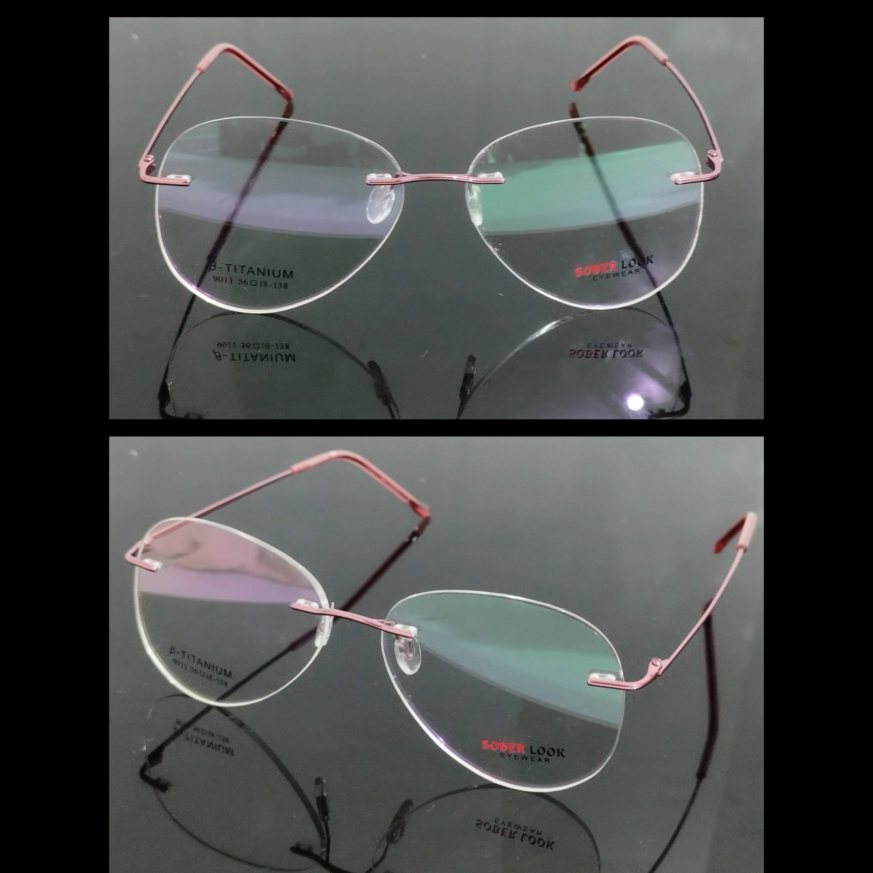 Stylish Rimless Aviator Glasses - Ultra Lightweight Frameless Eyewear for Men & Women | Perfect for Driving, Reading & Fashion Accessories