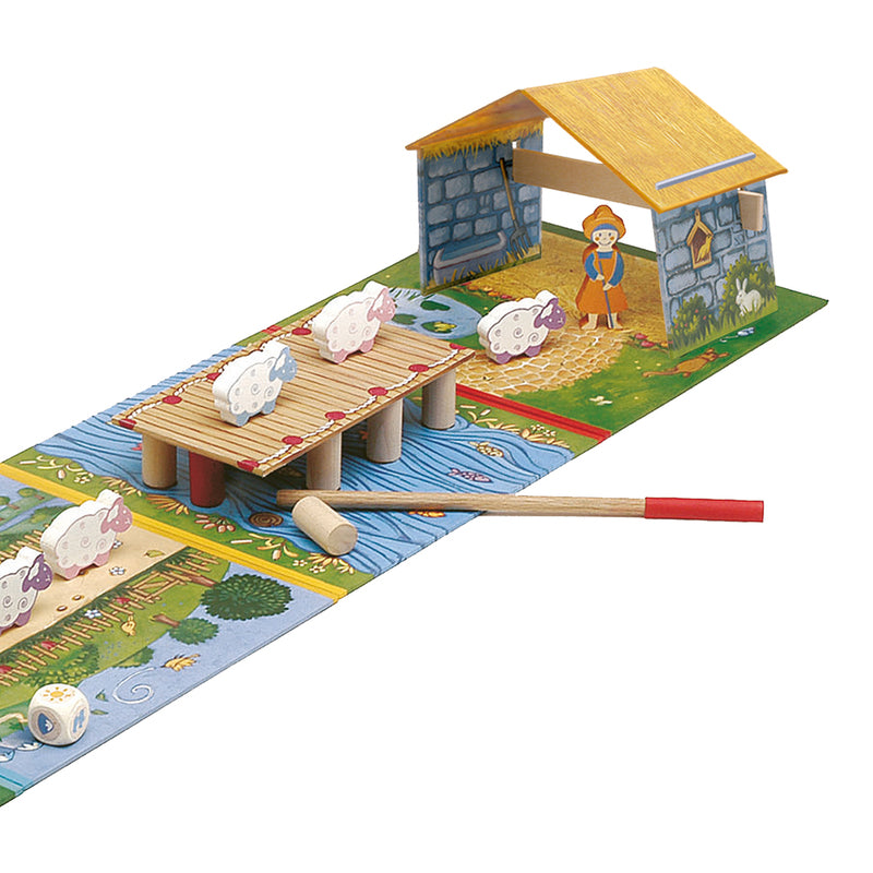 Hop Hop Hop! Kids Cooperative Board Game by Djeco - Fun Family Game Night Activity for Toddlers & Preschoolers
