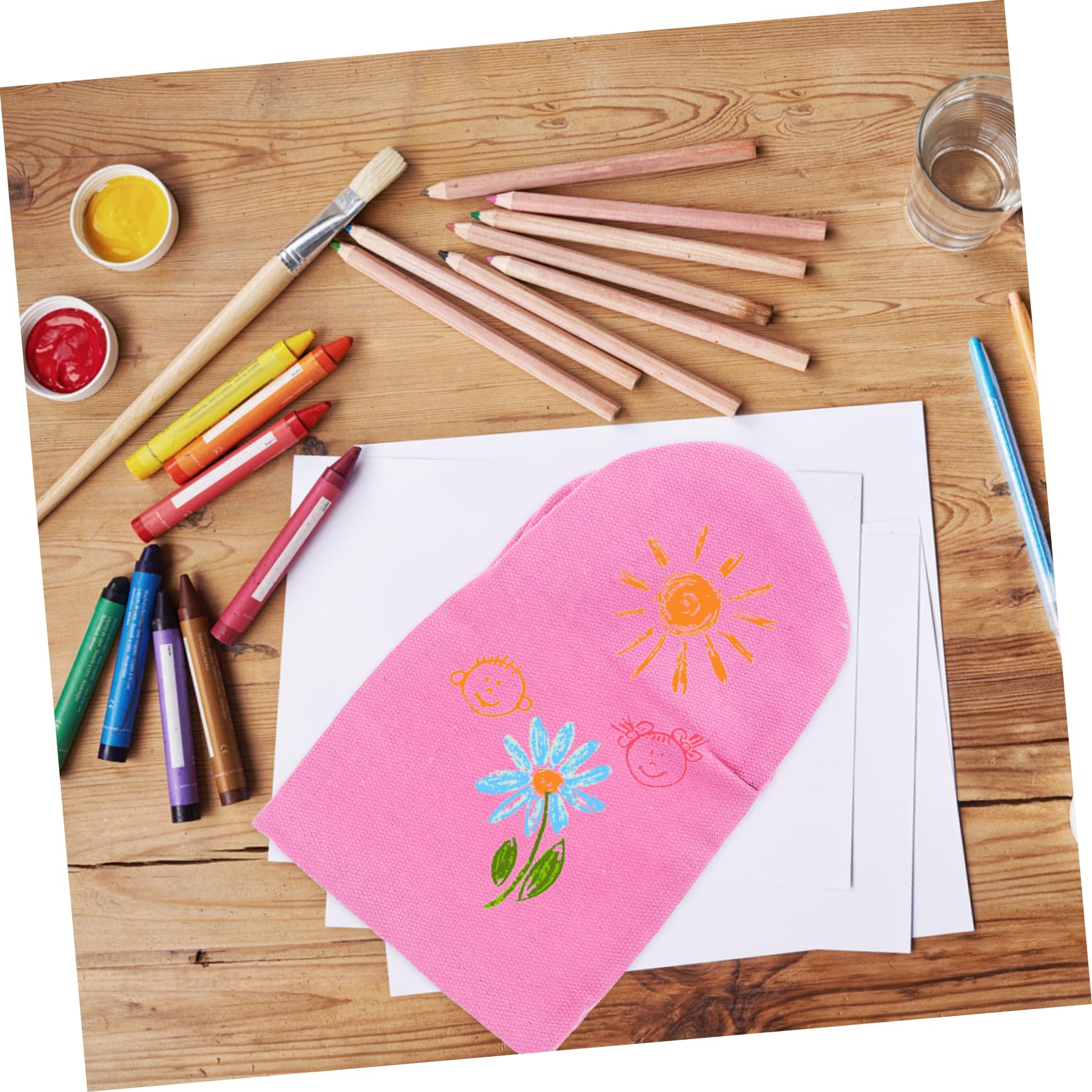 ORFOFE 2 Pack Hand-Painted Puppets - DIY Finger Puppets for Role Play, Storytelling & Creative Play - Perfect for Kids, Classrooms & Family Bonding Activities