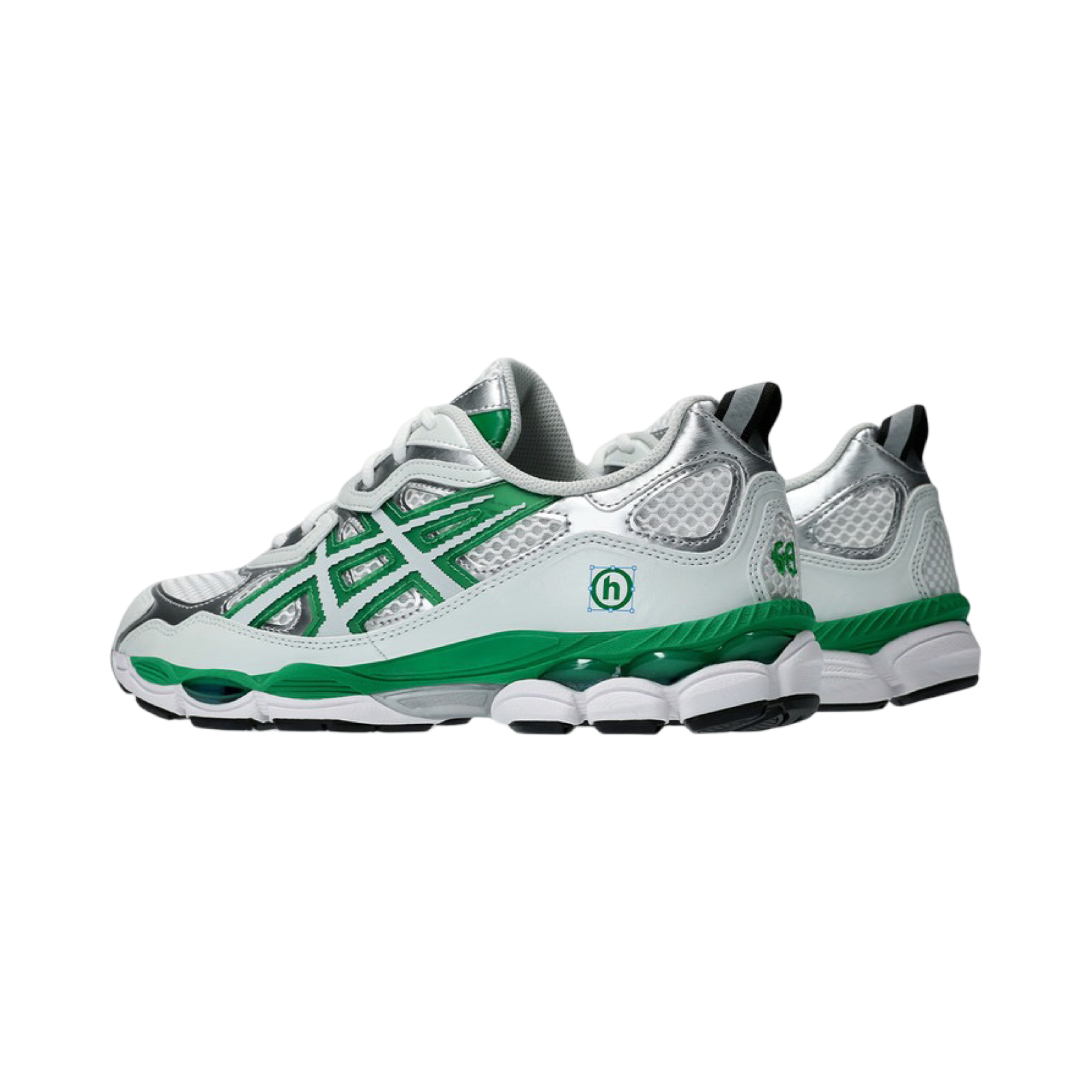 ASICS Gel-NYC Running Shoes for Men & Women - White & Jolly Green - Lightweight Cushioned Sneakers for Jogging, Gym Workouts & Casual Wear