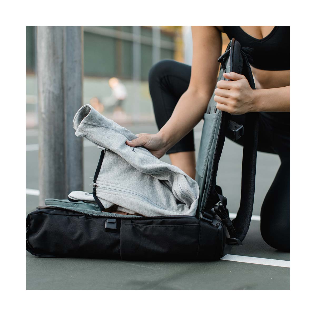 Boundary Supply Errant Pack Backpack Starter Kit - Waterproof Travel Laptop Backpack with Charging Port (Obsidian Black) for Commuting, Business Trips & Outdoor Adventures