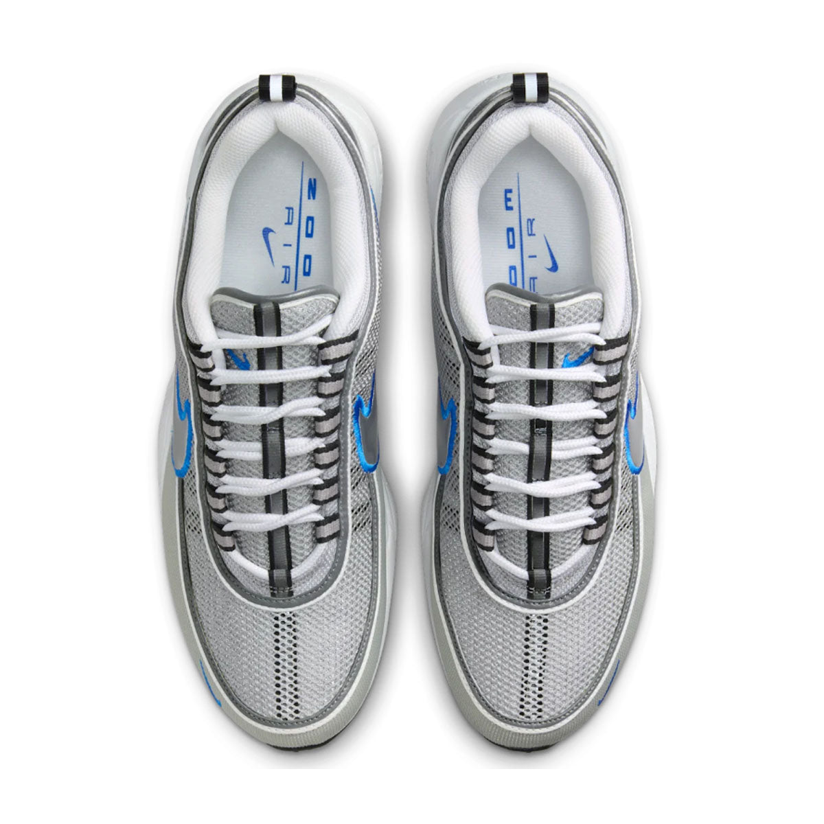 Nike Air Zoom Spiridon SP 'Metallic Silver Signal Blue' Men's Running Shoes - Lightweight Cushioned Sneakers for Jogging & Gym Workouts