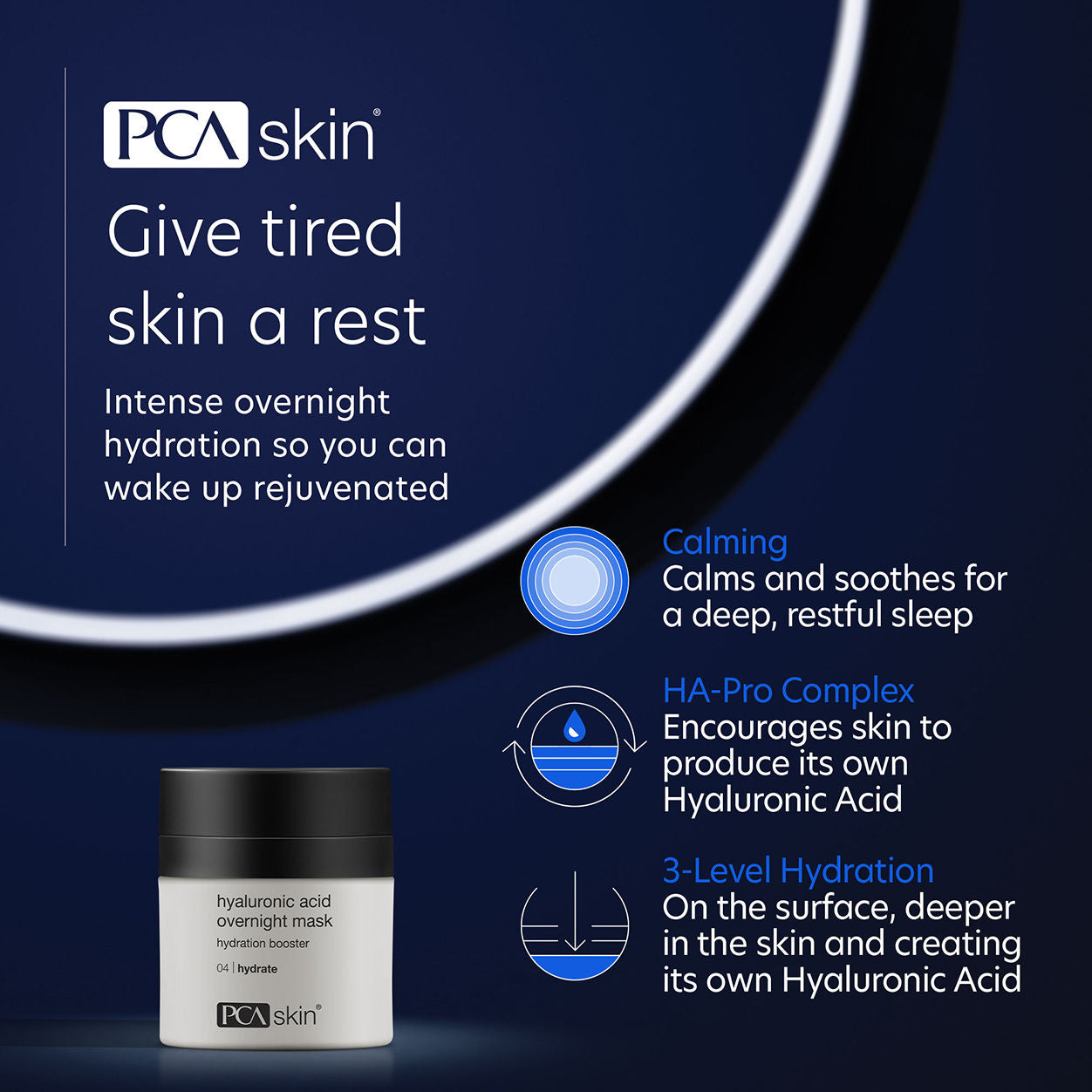 Best Hyaluronic Acid Overnight Face Mask for Deep Hydration - Anti-Aging & Moisturizing Sleeping Mask for Dry Skin - Perfect for Nighttime Skincare Routine & Travel