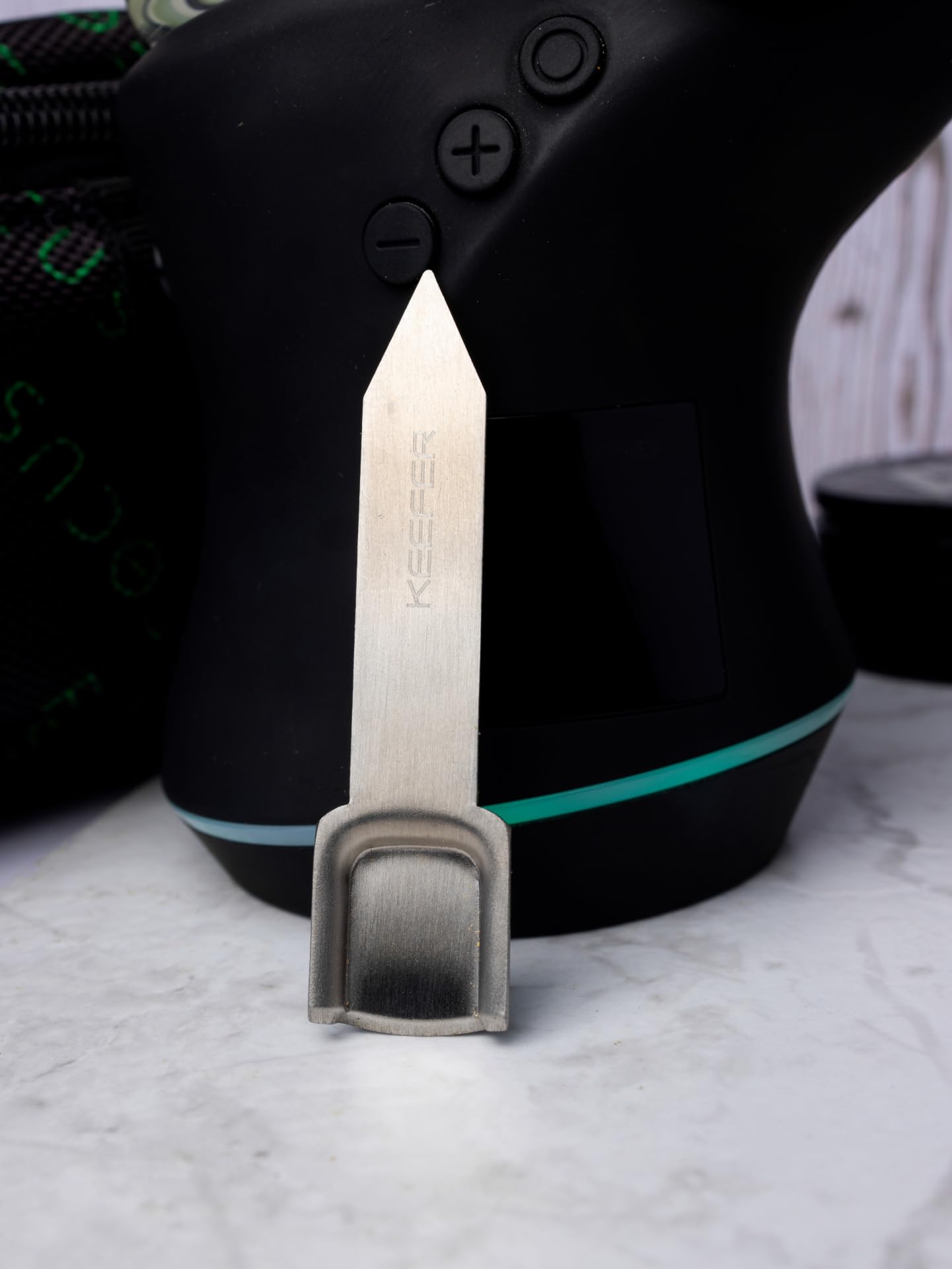 Premium Dry Herb Scoop & Mini Shovel - Keefer Scraper for Easy Bowl Loading | Perfect Grinder Accessory & Rolling Tray Tool | Ideal for Herbs, Spices, and Tobacco Use at Home or On-the-Go