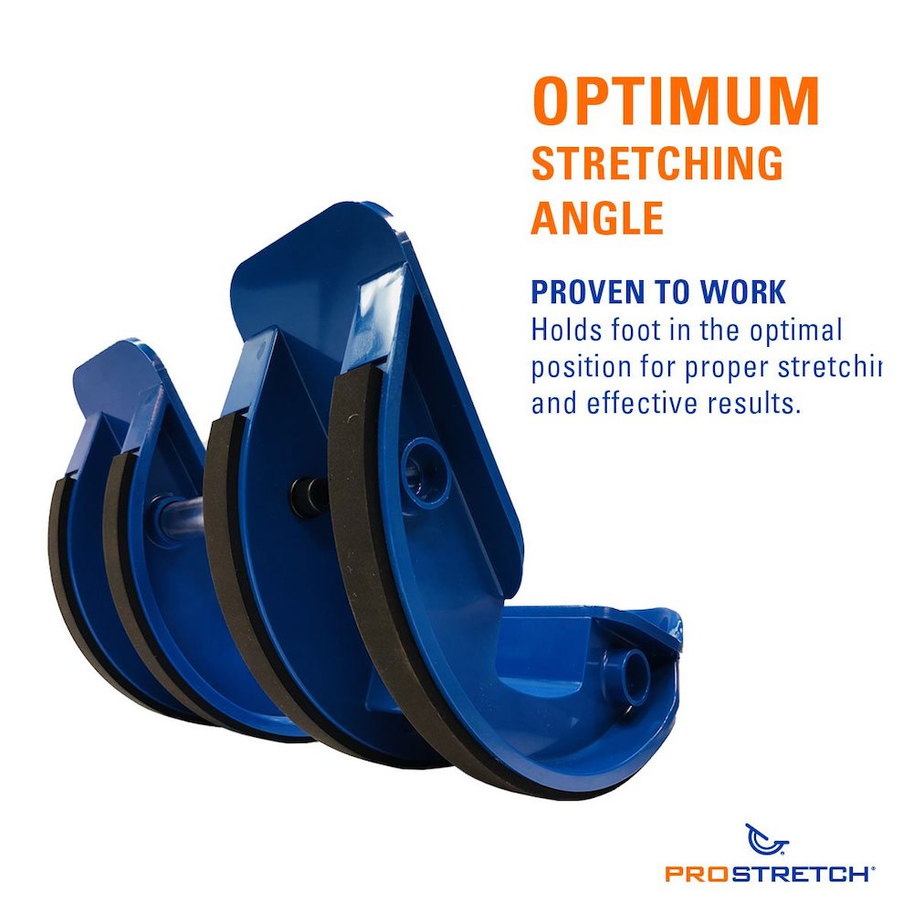 ProStretch Double Calf and Foot Stretcher - Professional Physical Therapy Tool for Plantar Fasciitis, Achilles Tendonitis & Shin Splints Relief - Ideal for Runners, Athletes & Post-Workout Recovery