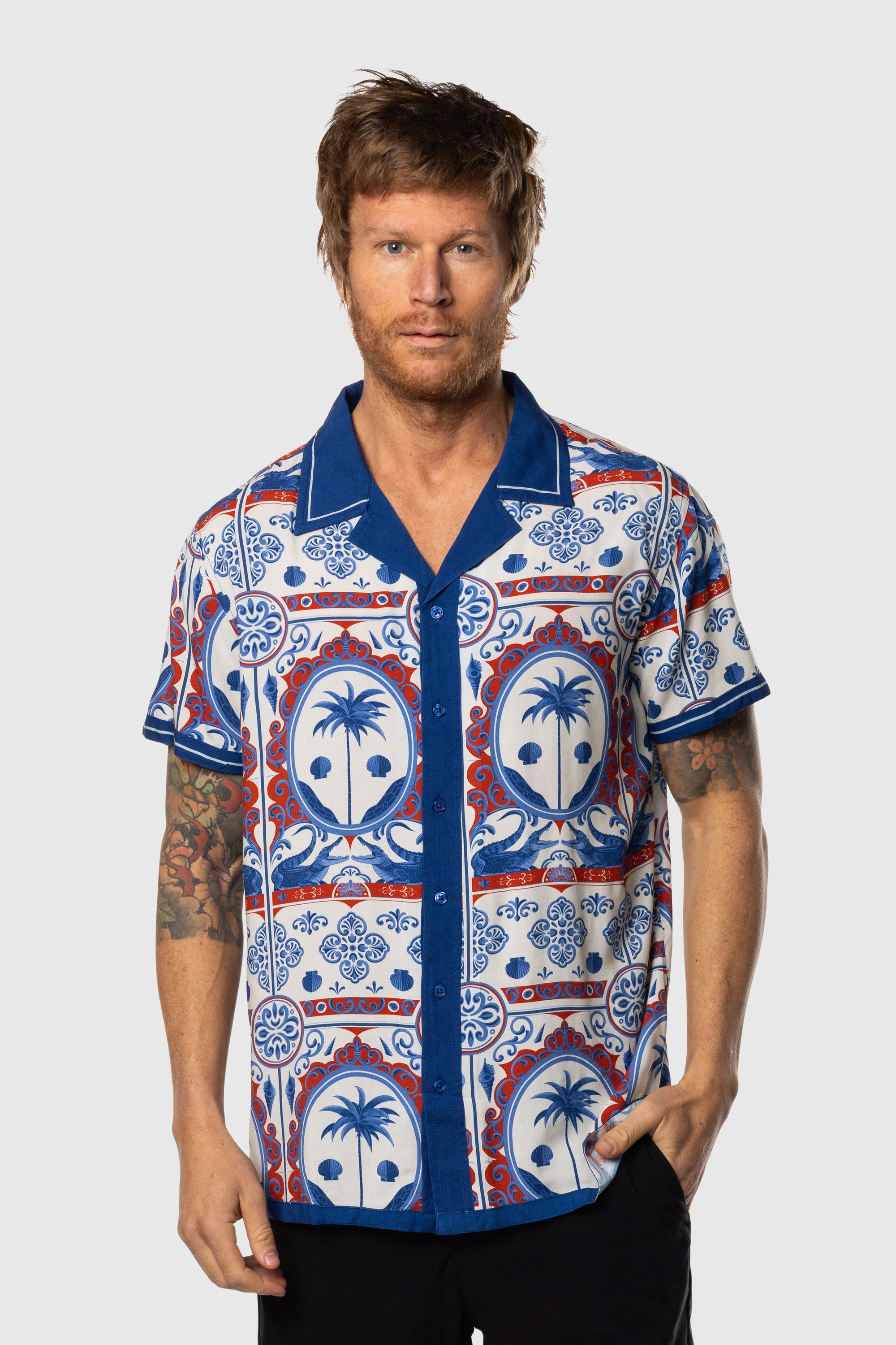 Stylish Vice Button Up Shirt for Men - Trendy Casual & Formal Wear - Perfect for Office, Parties & Everyday Outfits