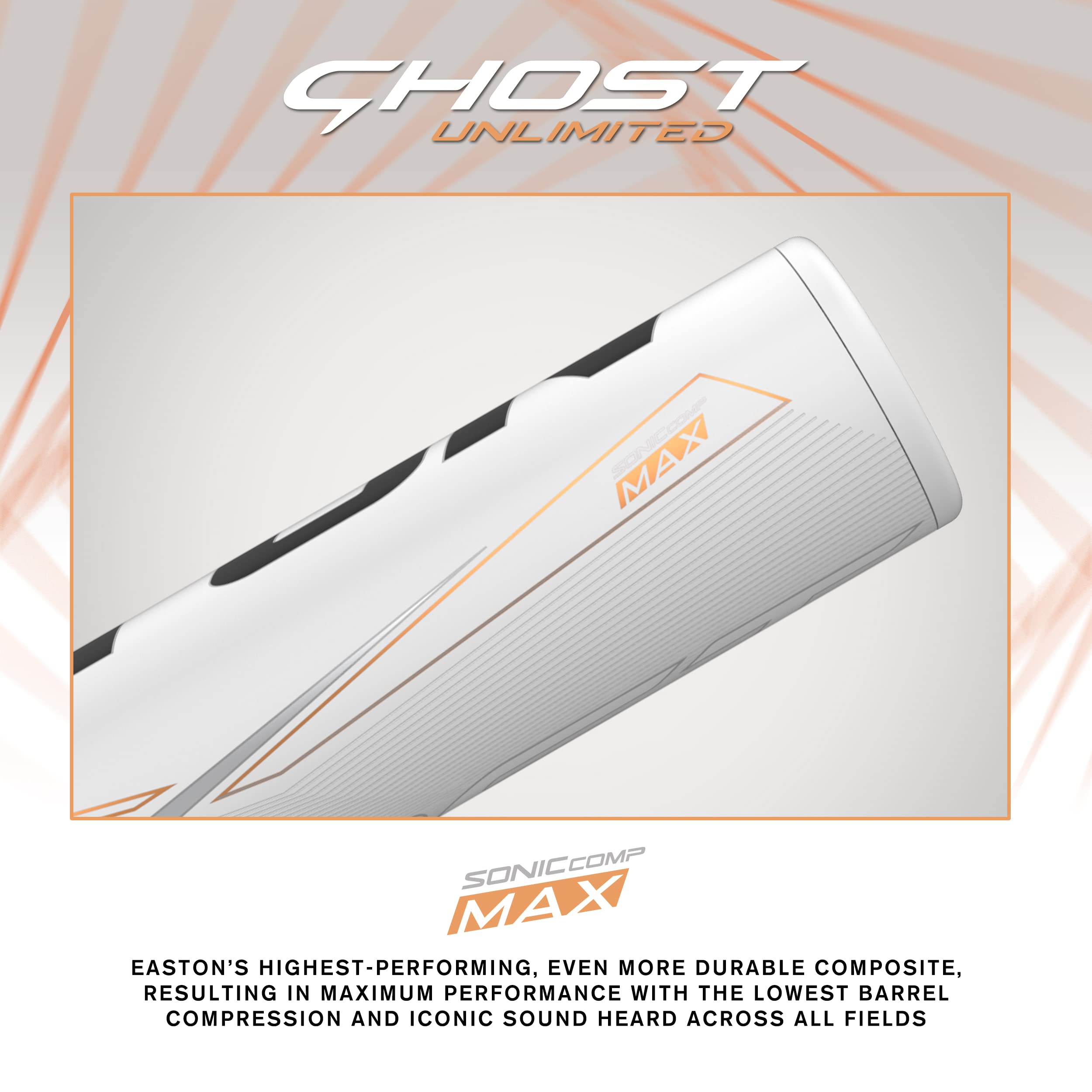 Easton 2024 Ghost Unlimited Fastpitch Softball Bat -8/-9/-10/-11 Drop | 1-Piece Composite | ASA & USSSA Approved for All Fields | Perfect for Youth & High School Softball Games & Tournaments