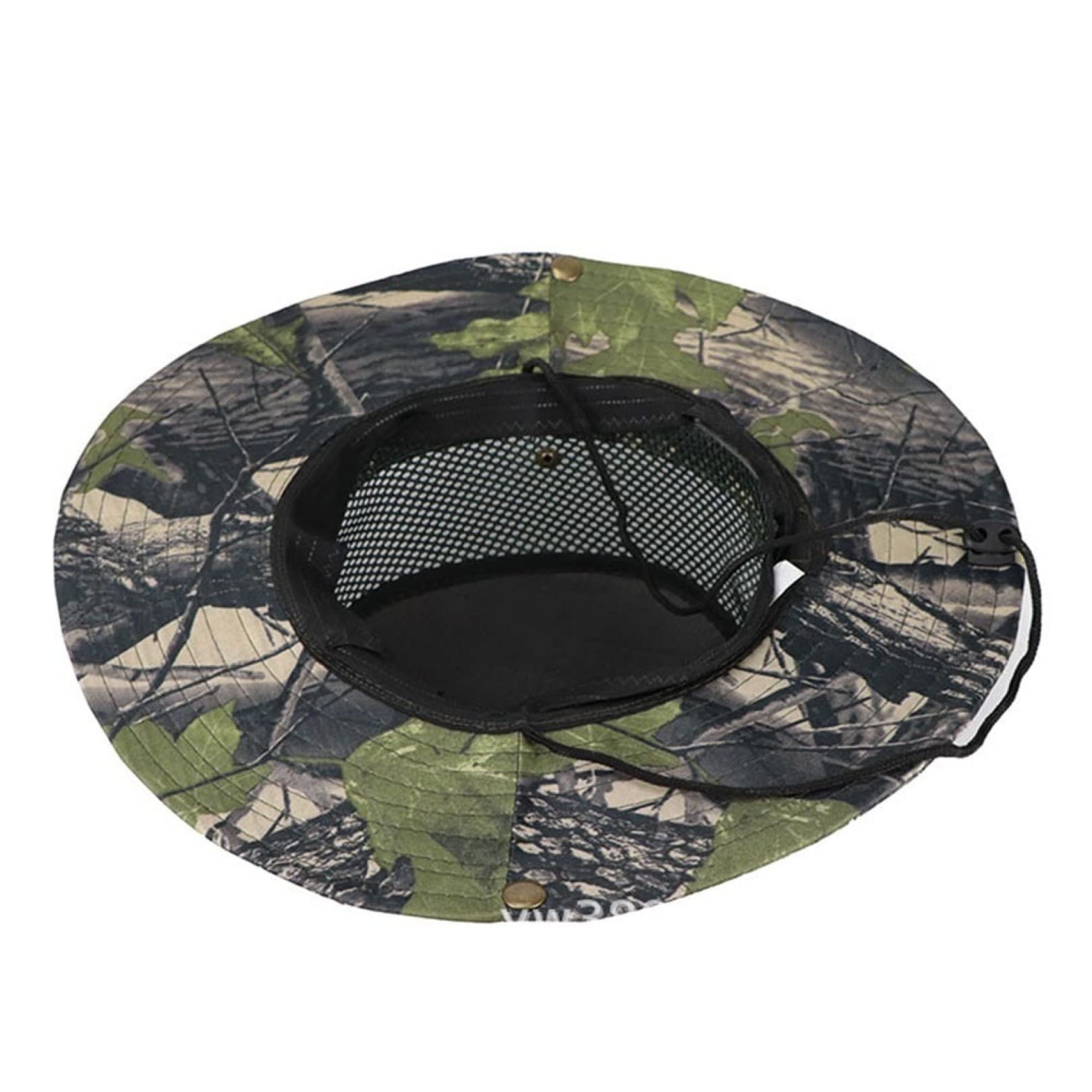 Men's Camouflage Bucket Hat - Wide Brim Sun Hat for Fishing, Camping & Outdoor Activities | Jungle Camo Fisherman Cap UV Protection