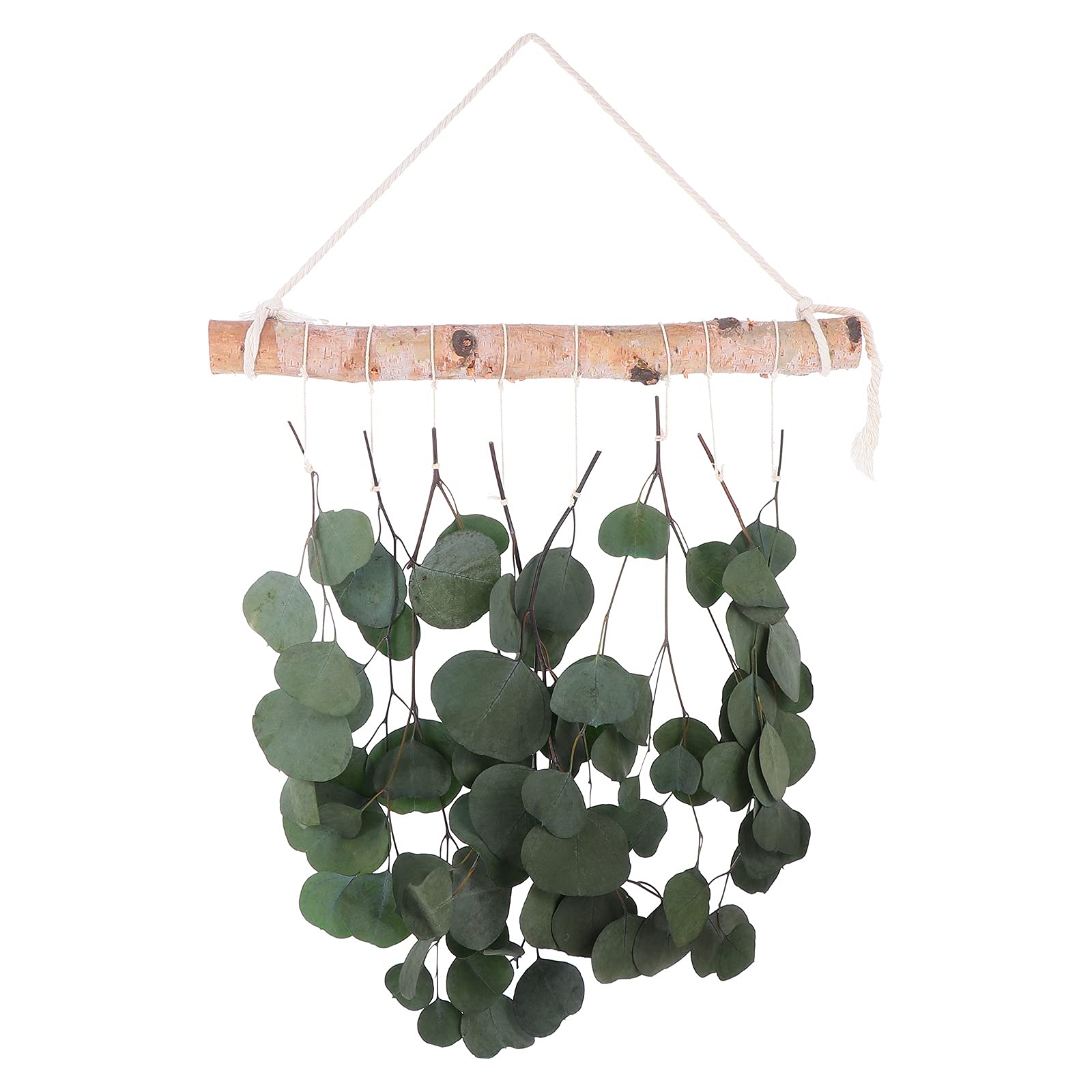 LUOZZY Artificial Hanging Leaves - Green Wall Decor for Home & Office - Nordic Style Plant Decorations
