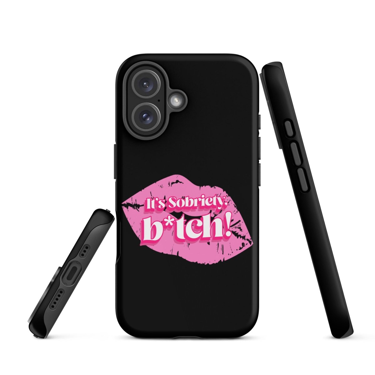 Premium Sobriety Sass Tough Case for iPhone® - Durable & Stylish Protective Cover - Perfect for Daily Use, Travel, and Sobriety Support