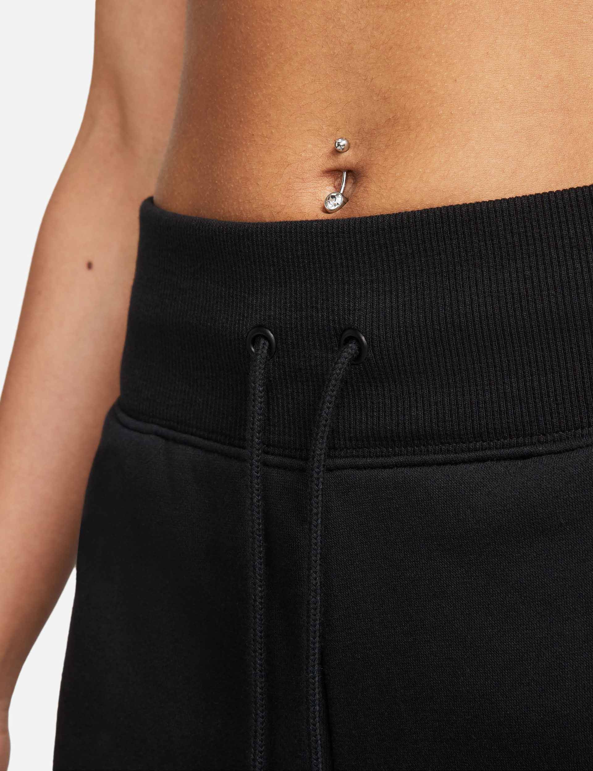 Premium Phoenix Fleece Jogger Pants for Men & Women - Soft Athletic Sweatpants for Running, Gym, Lounge - Black/White - Comfortable Workout & Casual Wear