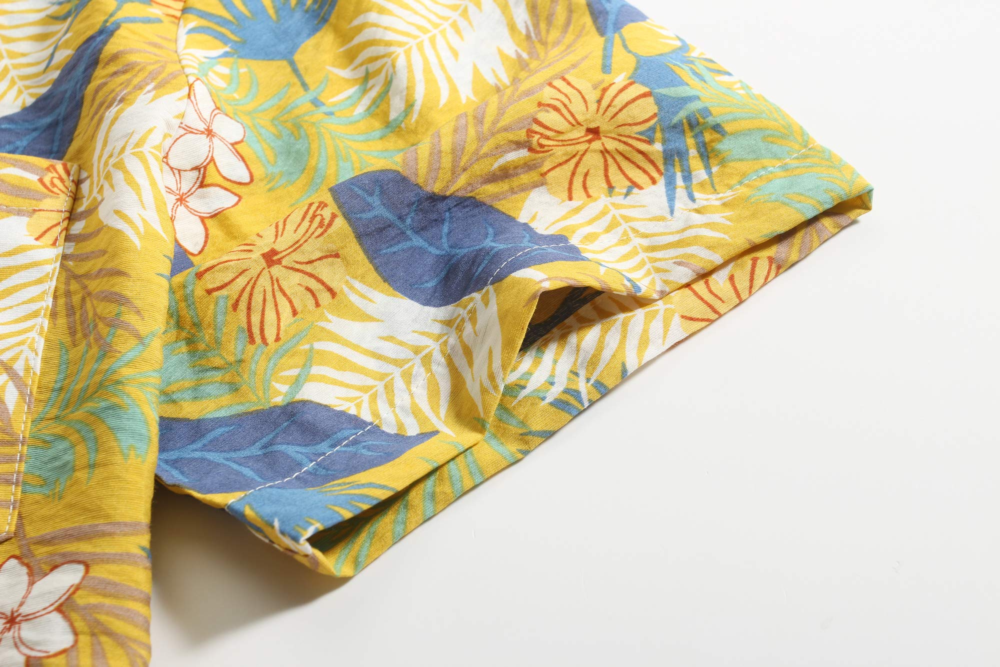 SSLR Men's Short Sleeve Button Down Casual Hawaiian Shirts | Breathable Aloha Shirts for Summer | Perfect for Beach Vacations, Luau Parties & Tropical Getaways