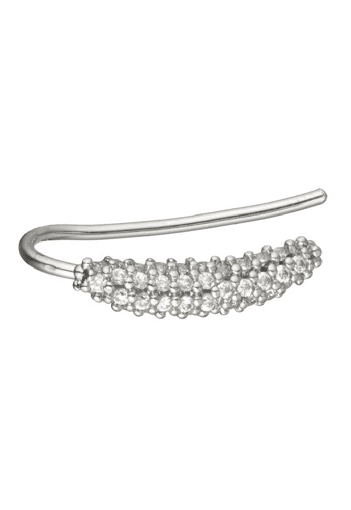 Stylish Silver Prickle Earrings for Women - Trendy Spiky Hoop Earrings for Everyday Wear & Night Out