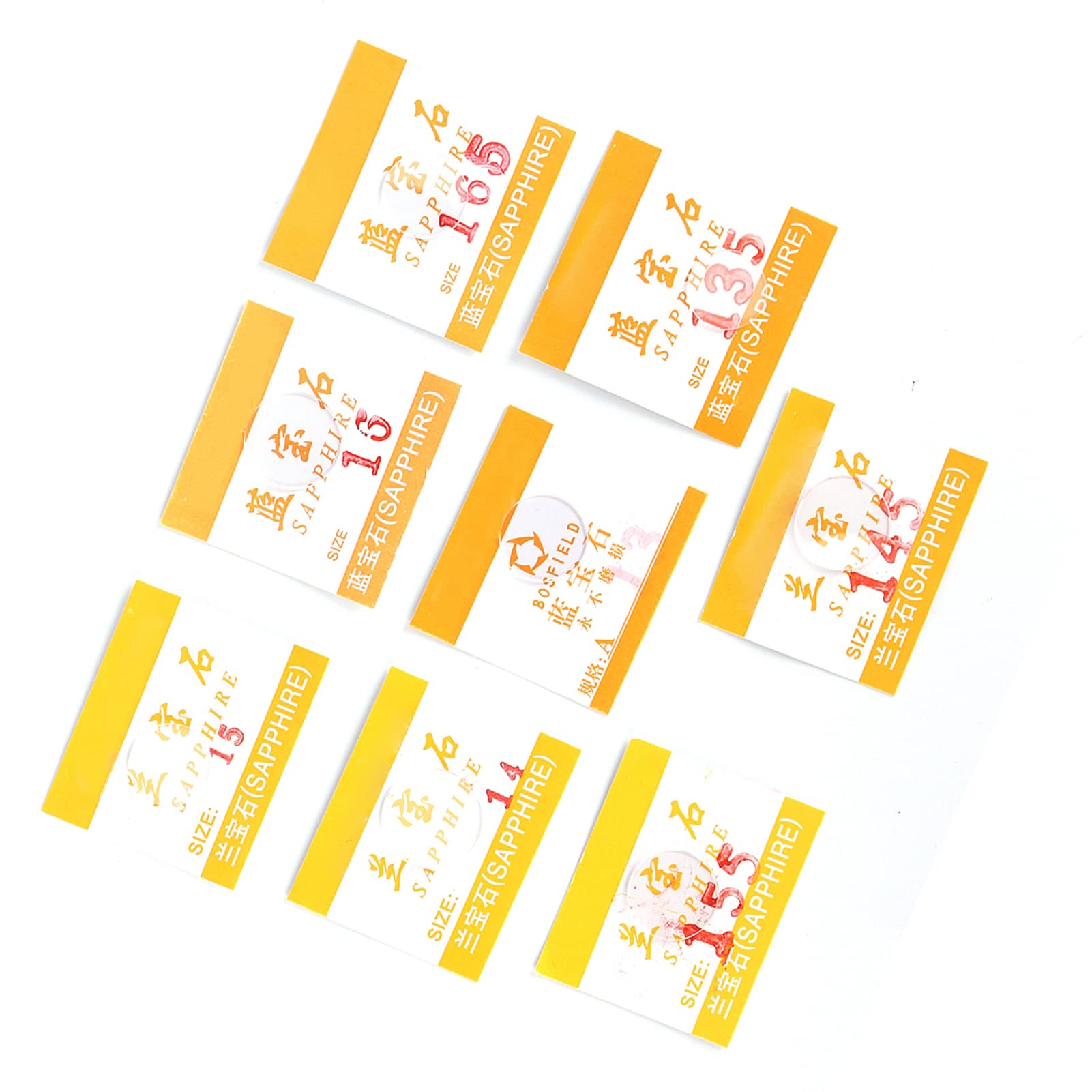 Sapphire Watch Glass Replacement - 8Pcs Durable Watch Crystal Repair Kit for Mechanical Watches | Perfect for Watchmakers, Jewelers & DIY Enthusiasts | Watch Repair Tool & Maintenance Accessories