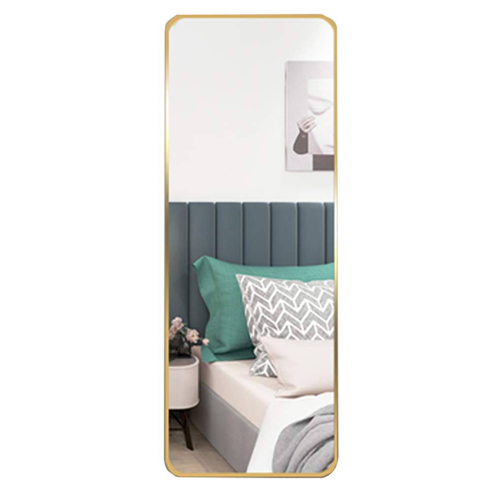 Full-Length Mirror 40x120cm - Black/White/Gold Wall-Mounted Dressing Mirror for Bedroom, Bathroom & Vanity - Shatterproof & Easy Installation Home Decor