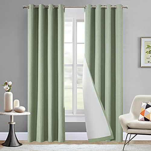 Avocado 100% Blackout Curtains, Grommet