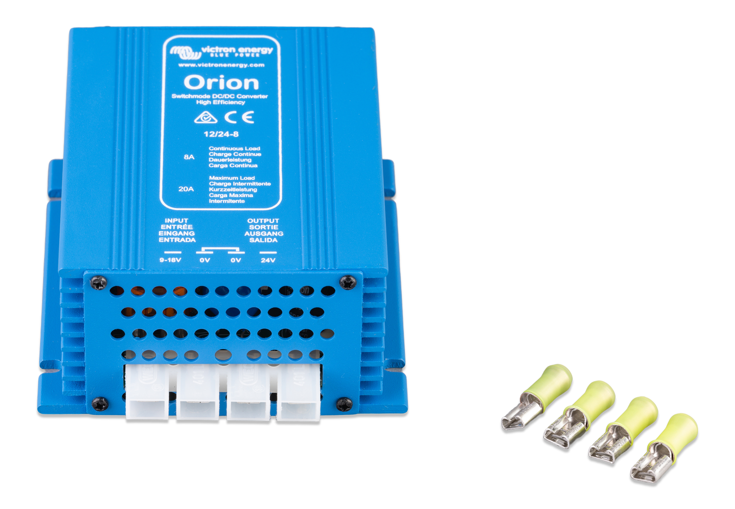 Victron Orion High Power Non-Isolated DC-DC Converter - 12V/24V to 12V/24V Voltage Regulator for RVs, Boats & Solar Power Systems