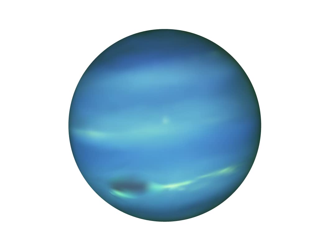 Planet Neptune Glow in The Dark 4-inch Vinyl Decal - Full Color Space-Themed Sticker for Laptops, Water Bottles & DIY Crafts - Perfect for Astronomy Lovers & Kids' Room Decor