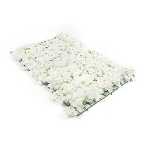 10/20 PCS Artificial Flower Wall Backdrop Panel - 16x24 Inch Romantic Floral Decor for Wedding, Party, Christmas | Home & Event Decoration | White & Pink Options | Perfect for Photo Booths, Baby Showers & Bridal Showers