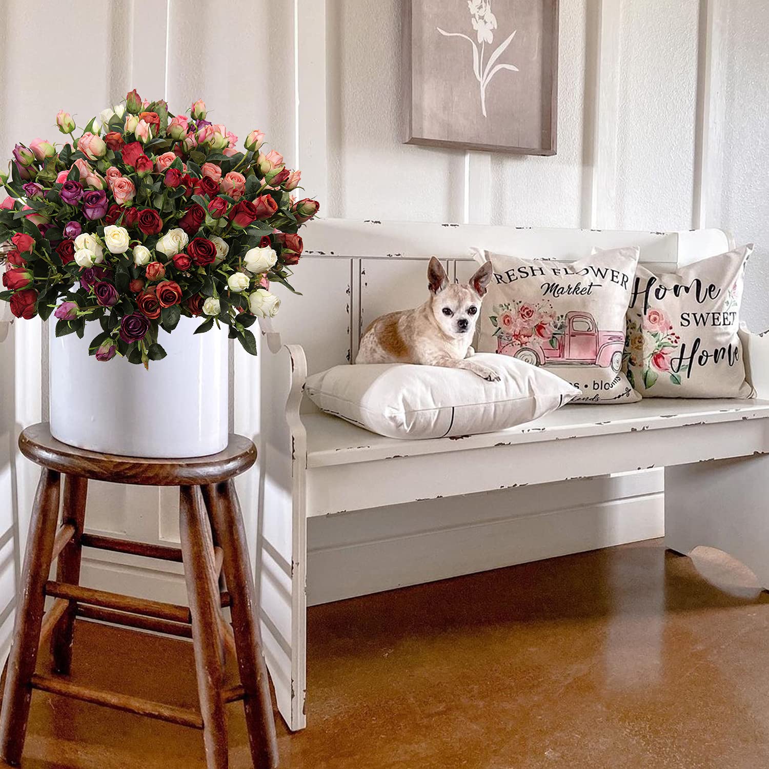 Artificial Silk Rose Flowers 21