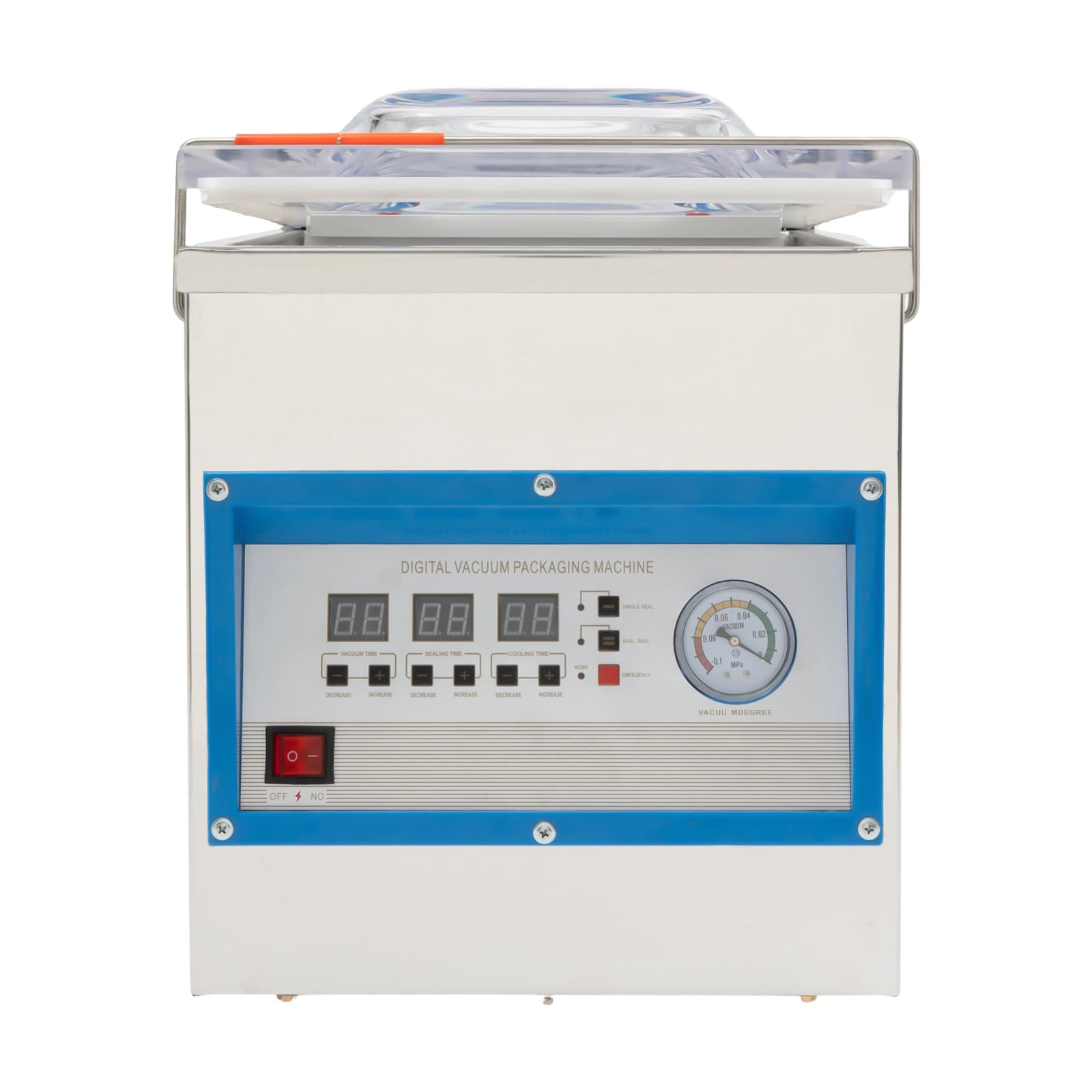 360W Automatic Chamber Vacuum Sealer Machine - Commercial Electric Food Vacuum Packaging System for Meat, Fruit & Long-Term Storage | Perfect for Restaurants, Meal Prep & Home Food Preservation (110V)