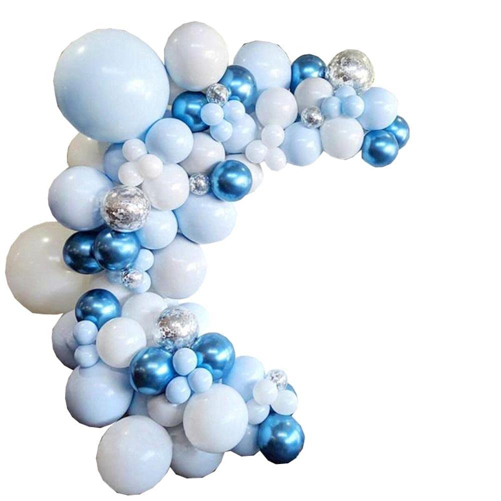 Hzemci 102-Piece Balloon Garland Arch Kit - Ocean Theme Party Decorations for Baby Showers, Weddings & Birthdays | DIY Balloon Decor Kit for Party Backdrops, Photo Booths & Ceiling Decor