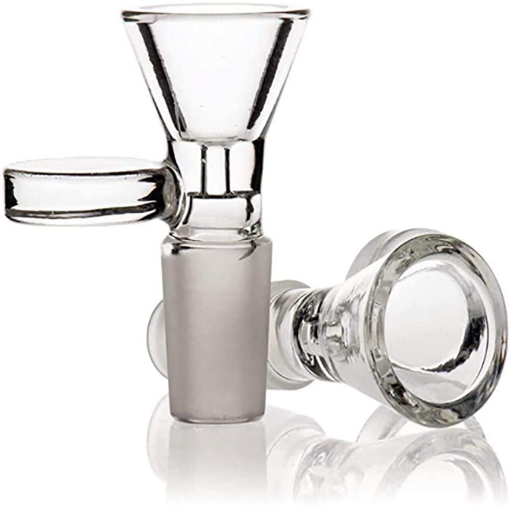 14mm Glass Bowl & Downstem Replacement - Compatible with Bongs, Pipes & Dab Rigs | Durable Borosilicate Glass for Smooth Smoking Experience | Perfect for Home Use, Parties & Travel
