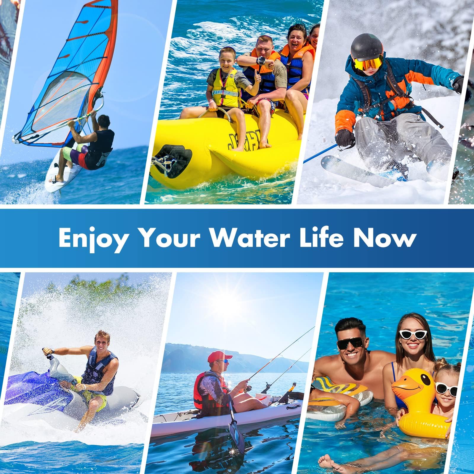 UNBREAKcable Floating Waterproof Phone Pouch 2 Pack - IPX8 Waterproof Phone Case Dry Bag for iPhone 16/15 Pro Max & Samsung S25/S24/S23 - Perfect for Kayaking, Beach, Cruise Travel & Swimming - Universal 7