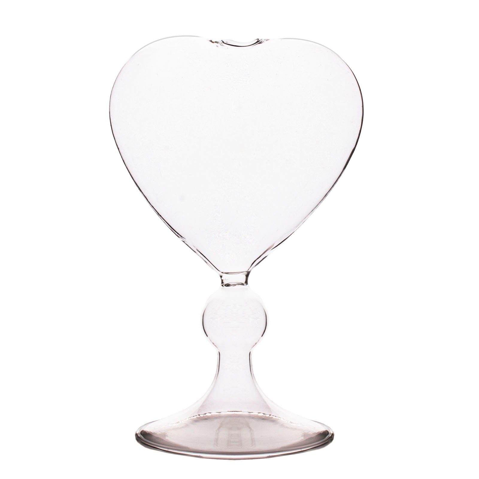 BarConic® Heart Glass - 8 oz Clear Drinking Cup for Cocktails, Coffee & Tea - Perfect for Valentine's Day, Weddings & Romantic Dinners