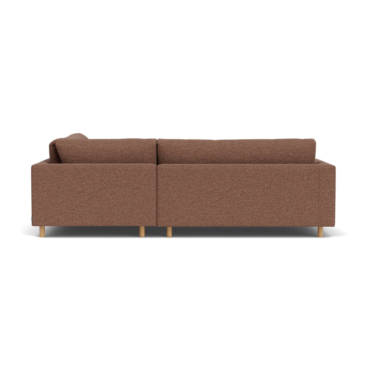 Douglas Boucle Right Corner Sofa - Modern L-Shaped Sectional Couch for Living Room, Lounge & Small Spaces - Soft Upholstered Fabric, Comfortable Seating for Home & Office