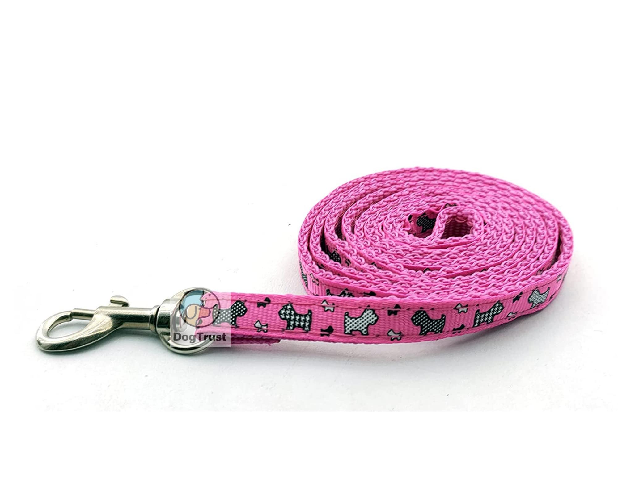 **Premium Adjustable Nylon Dog Collar and Leash Set – Breathable & Quick Release, 10mm Width (Sky Blue/Pink) – Perfect for Puppies, Cats & Small Dogs – Ideal for Walks, Training & Outdoor Adventures**