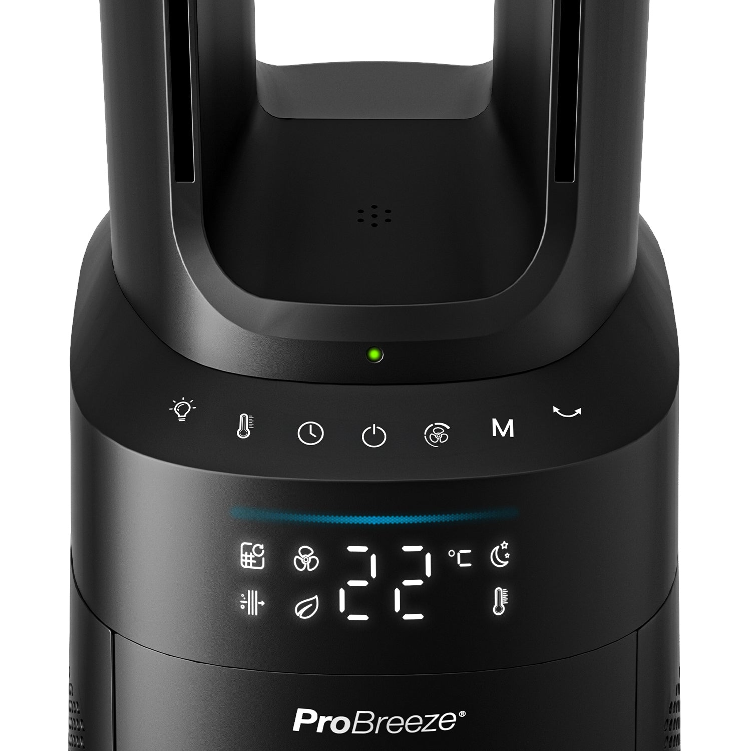 OmniAir 41 Premium Bladeless Tower Fan & Air Purifier with HEPA Filter - Quiet Cooling for Bedroom, Office & Home - Black