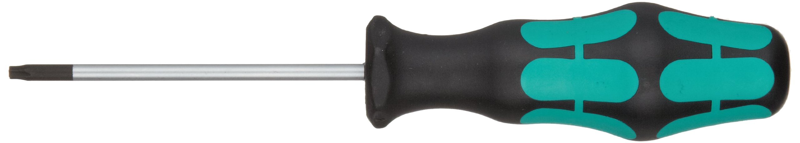 Wera 05138261001 Kraftform Plus 367 Torx BO Screwdriver with Bore Hole - TX 15 Head, 3-1/8