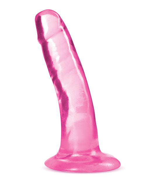 B Yours Plus Hard n' Happy Realistic Dildo 5 Inch Pink - Lifelike Silicone Adult Toy for Couples & Solo Play, Perfect for Bedroom Fun & Spicing Up Relationships
