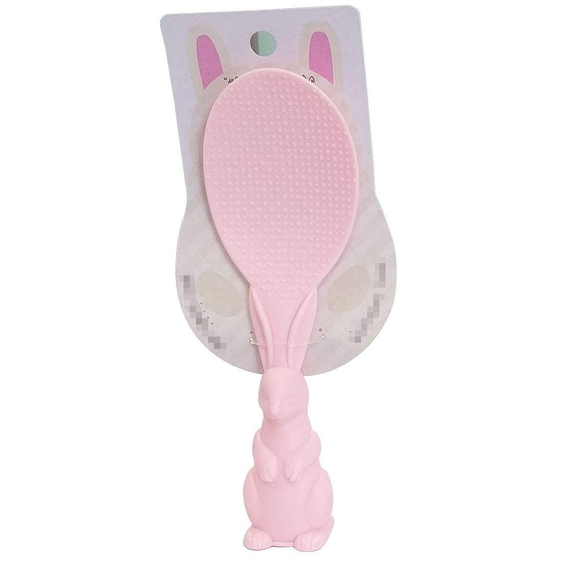 Non-Stick Rabbit Rice Paddle Spoon - 8 Inch Cute Kitchen Utensil with PP Handle, Standing Design (Pink) - Perfect for Rice Serving, Cooking, and Food Decoration