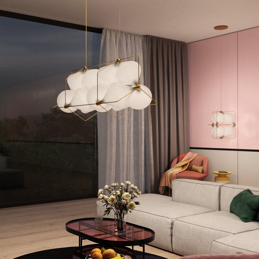 Stylish Clover Pendant Lamp - Modern 4-Leaf Clover Design Ceiling Light Fixture for Kitchen Island, Dining Room & Bedroom Decor