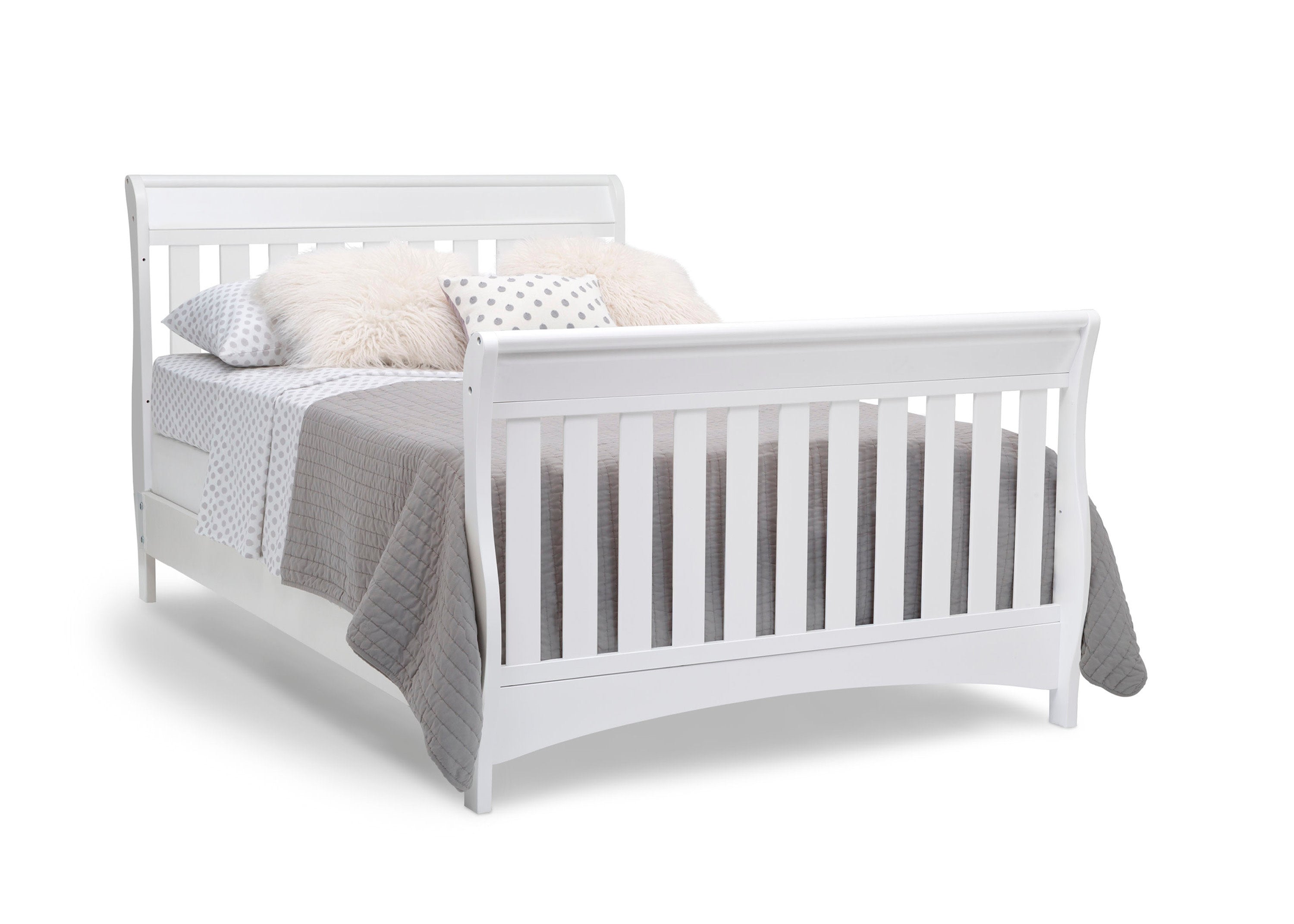 Bentley 'S' Series 4-in-1 Convertible Crib - Nursery Furniture for Baby to Toddler Bed - Perfect for Newborns, Infants & Growing Kids