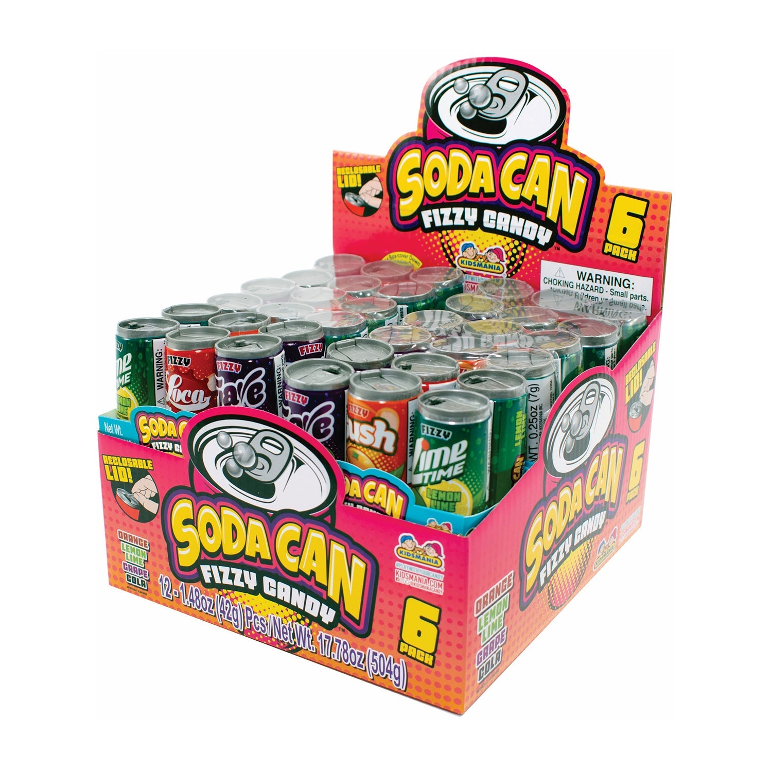 Kidsmania Soda Can Toy Set - 12-Piece Pretend Play Beverage Collection for Kids | Perfect for Tea Parties, Grocery Store Role Play & Imaginative Playtime