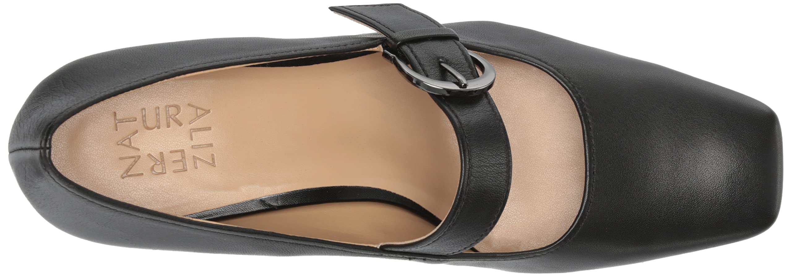 Naturalizer Women's Karissa Mary Jane Pump - Comfortable Low Heel Dress Shoes for Work, Wedding & Formal Occasions