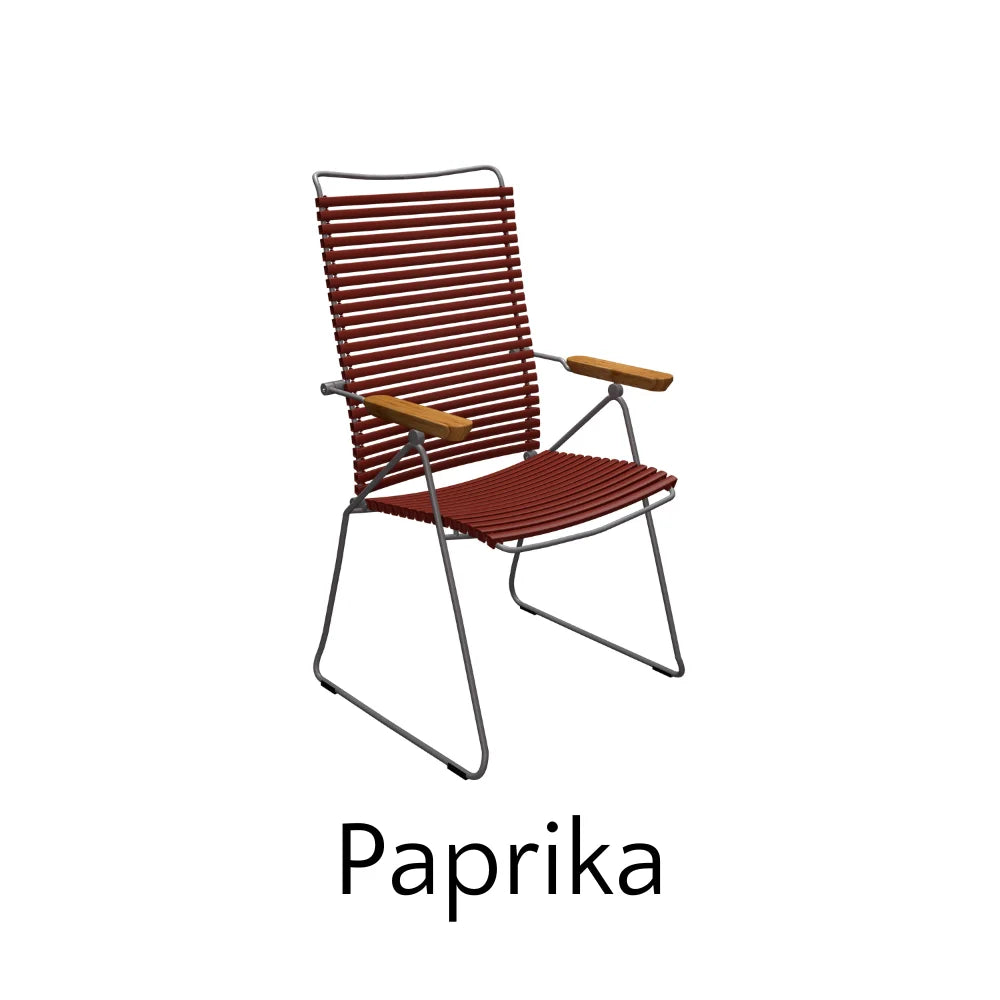 CLICK Outdoor Folding Camping Chair - Portable Lightweight Adjustable Reclining Lawn Chair for Beach, Picnic, Backyard, and Travel - Perfect for Relaxing Outdoors