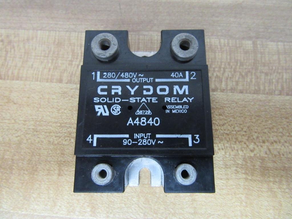 40A 530V Solid State Relay SPST-NO Panel Mount with Screw Clamp - Zero Crossing Type for Industrial Automation & HVAC Systems