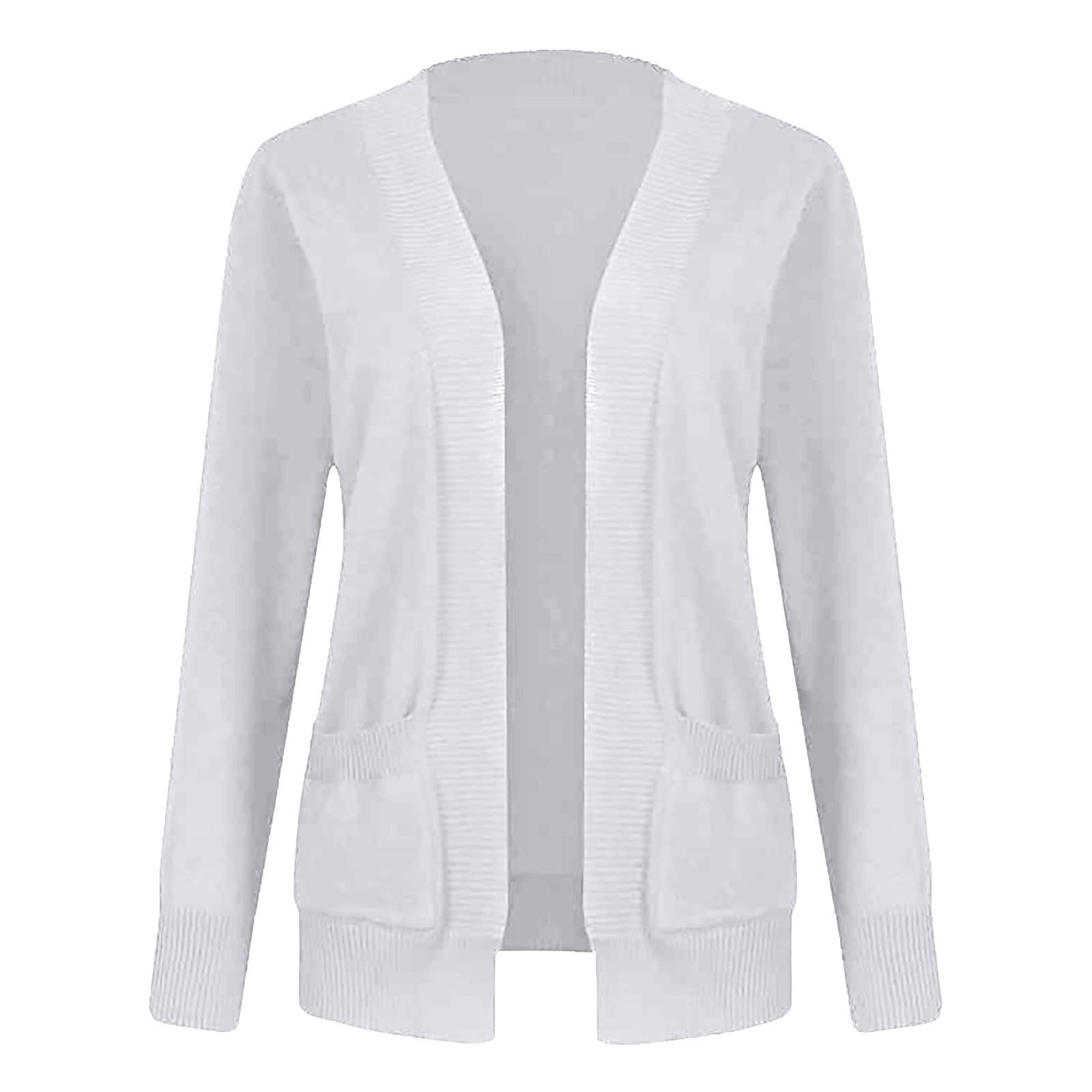 Women's Cable Knit Cardigan Sweater - Soft Waffle Knit Open Front Coat, Ladies Long Kimono Tunic Top with Shawl Collar | Perfect for Fall Layering, Office Wear & Casual Outfits