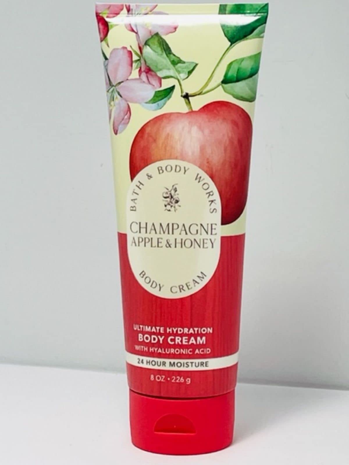 Bath & Body Works Champagne Apple & Honey Ultra Shea Body Cream - 8 oz Moisturizing Lotion for Dry Skin | Perfect for Fall & Winter Hydration, Gift Sets & Self-Care Routines