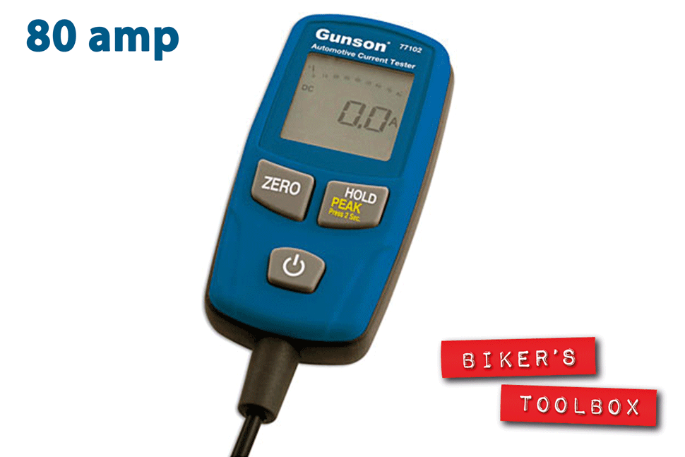 80 Amp Automotive Current Tester - Digital Battery Load Tester for Car, Truck & Motorcycle - Perfect for Diagnosing Electrical Issues & Battery Health (Works with 12V/24V Systems)